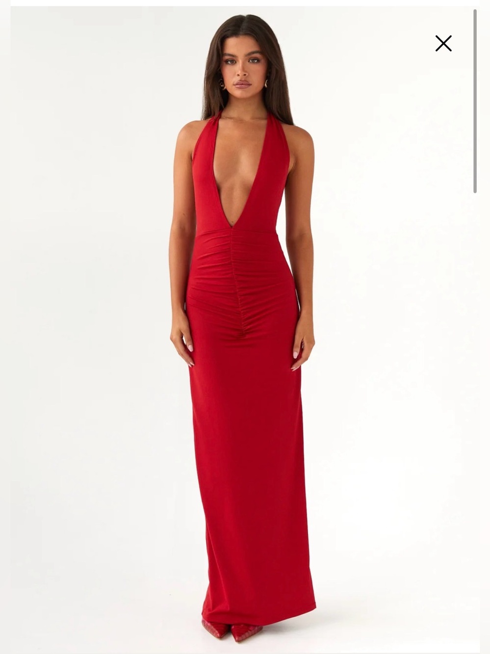 Peppermayo Whisked Away Maxi Dress- Red Size 0